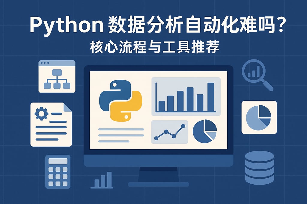 Python数据分析自动化难吗？核心流程与工具推荐