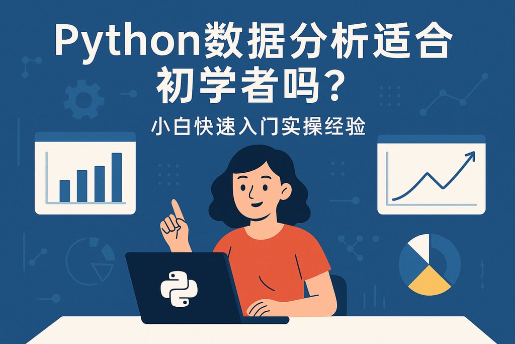 Python数据分析适合初学者吗？小白快速入门实操经验
