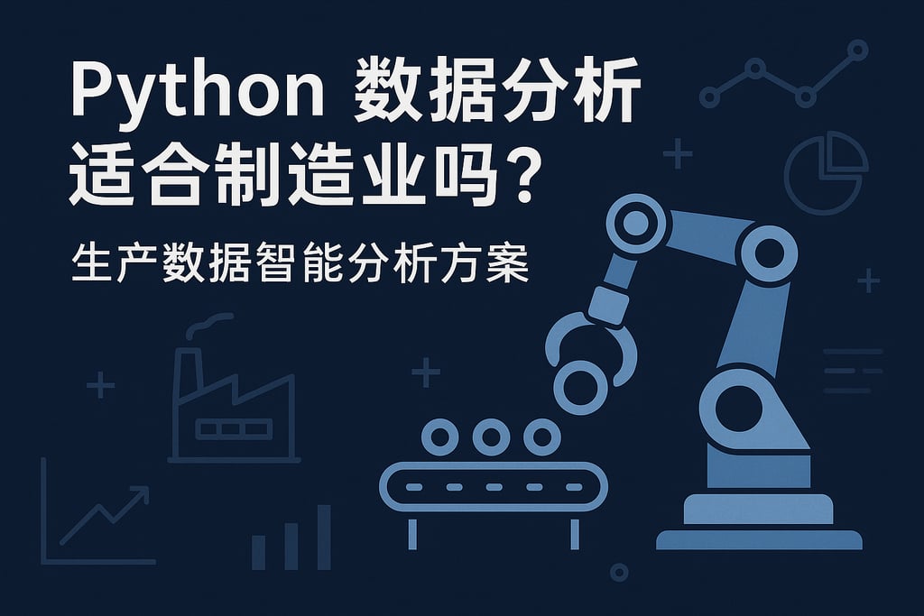Python数据分析适合制造业吗？生产数据智能分析方案
