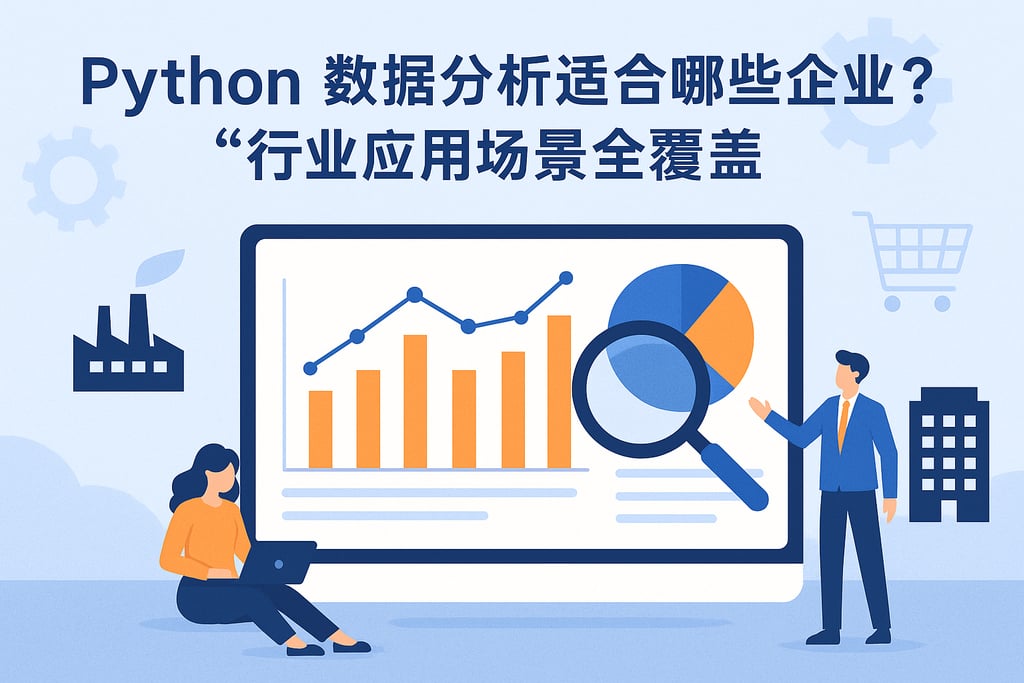 Python数据分析适合哪些企业？行业应用场景全覆盖