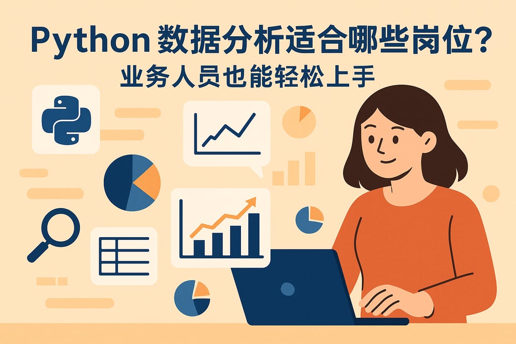 Python数据分析适合哪些岗位？业务人员也能轻松上手