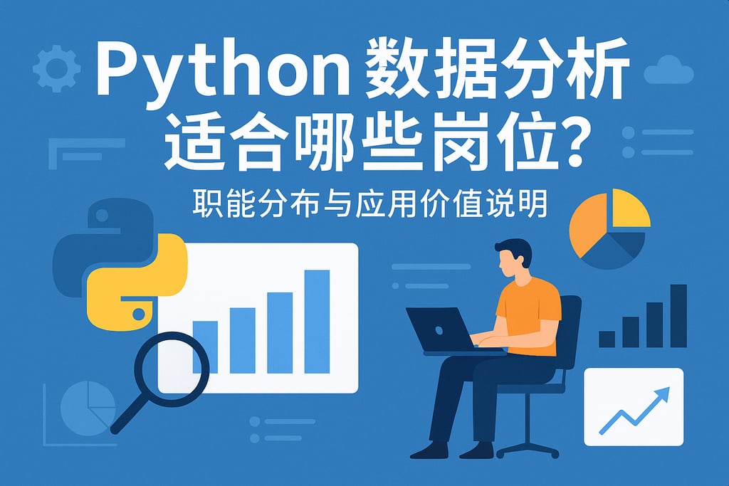Python数据分析适合哪些岗位？职能分布与应用价值说明