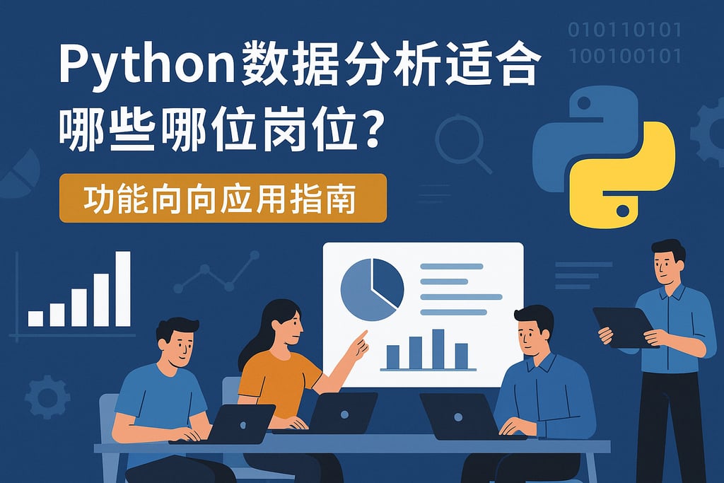 Python数据分析适合哪些岗位？职能导向应用指南