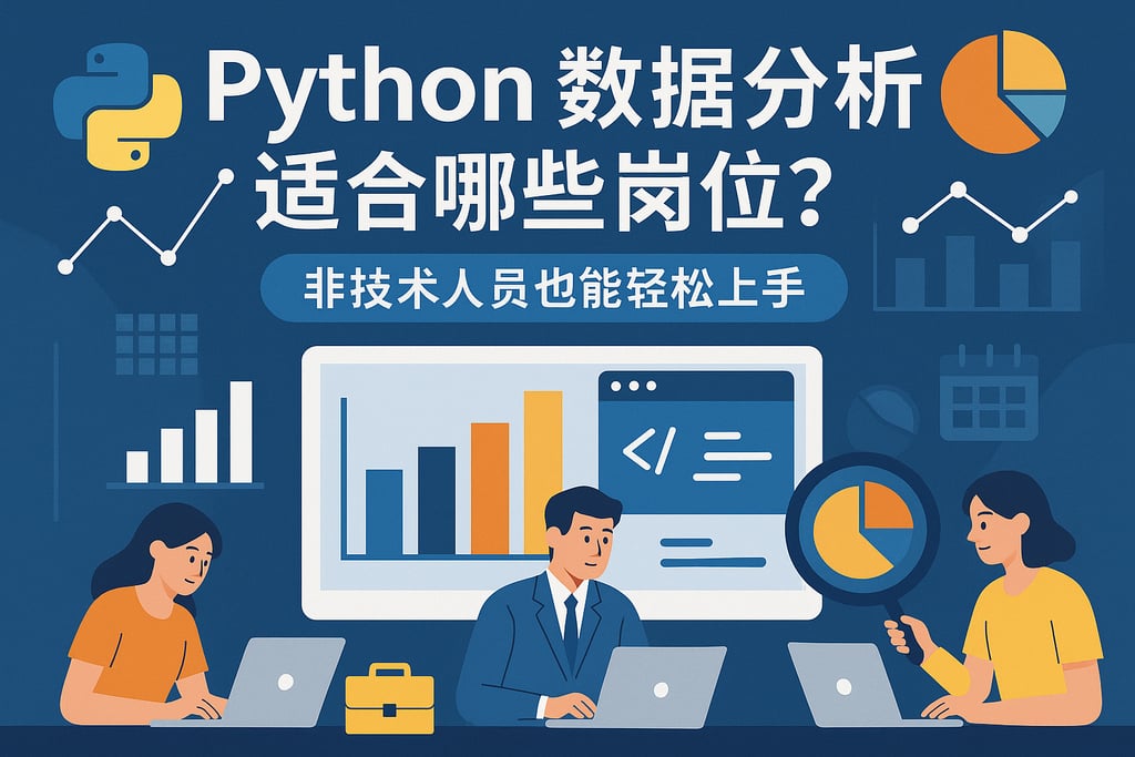 Python数据分析适合哪些岗位？非技术人员也能轻松上手