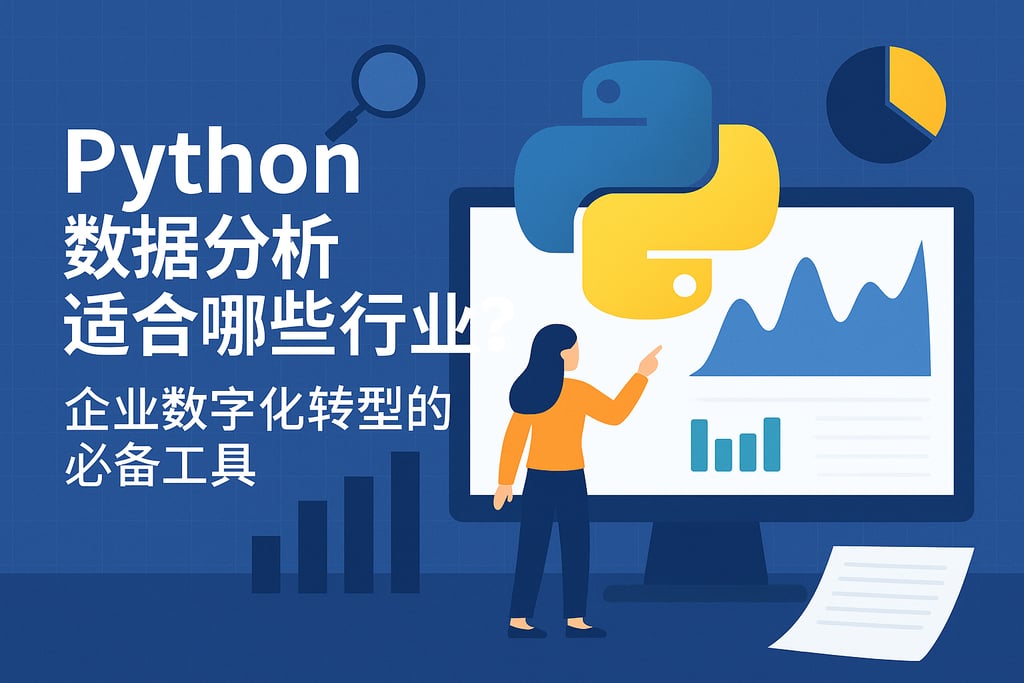 Python数据分析适合哪些行业？企业数字化转型的必备工具