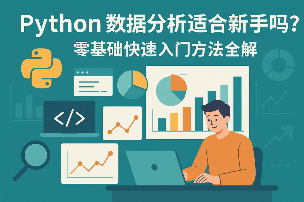 Python数据分析适合新手吗？零基础快速入门方法全解