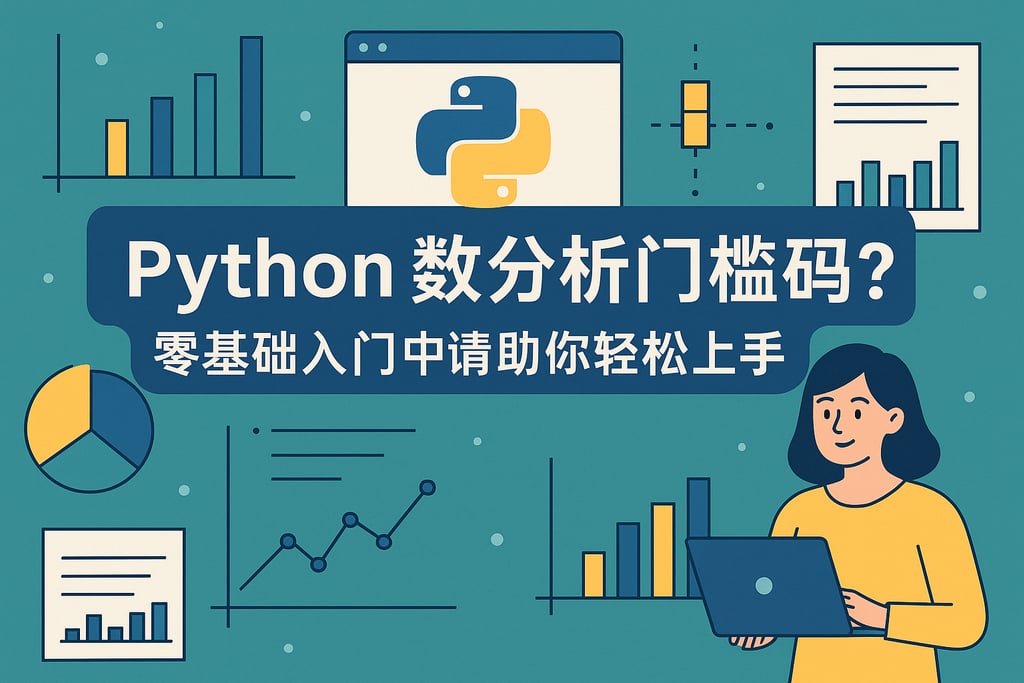 Python数据分析门槛高吗？零基础入门指南助你轻松上手