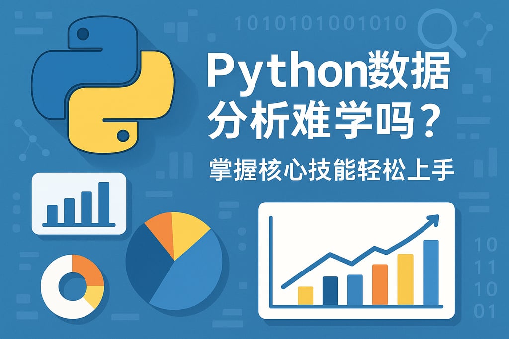 Python数据分析难学吗？掌握核心技能轻松上手