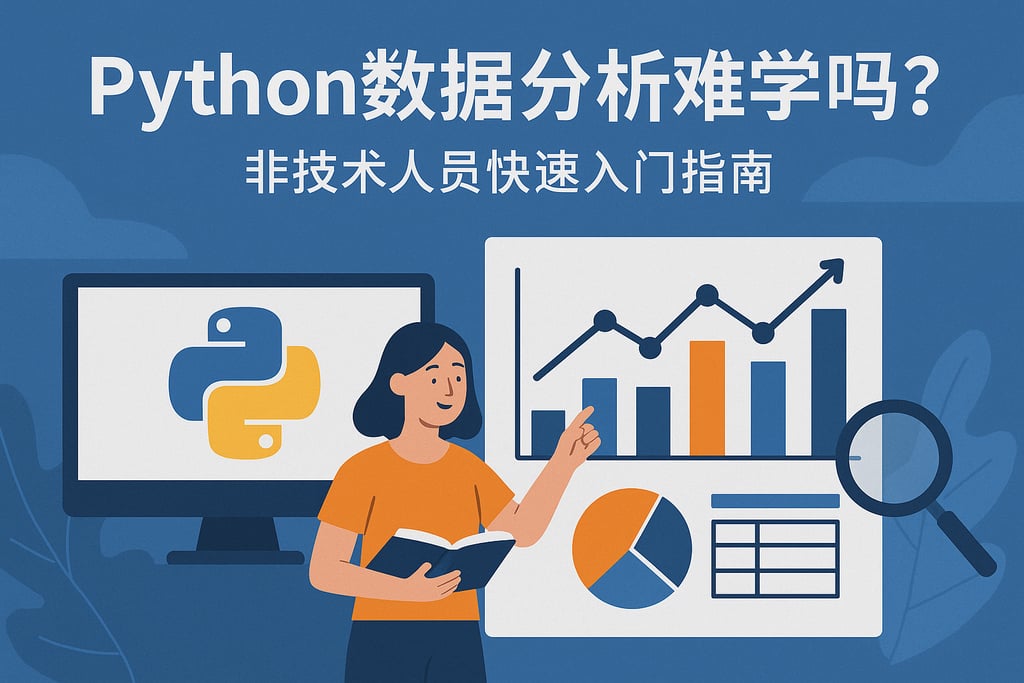 Python数据分析难学吗？非技术人员快速入门指南