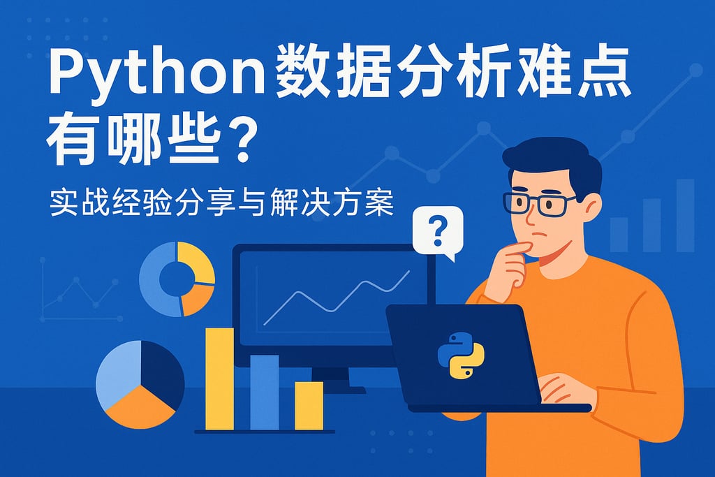 Python数据分析难点有哪些？实战经验分享与解决方案