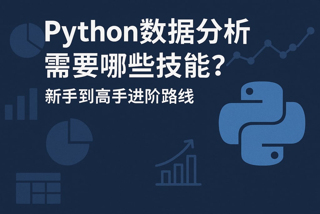 Python数据分析需要哪些技能？新手到高手进阶路线