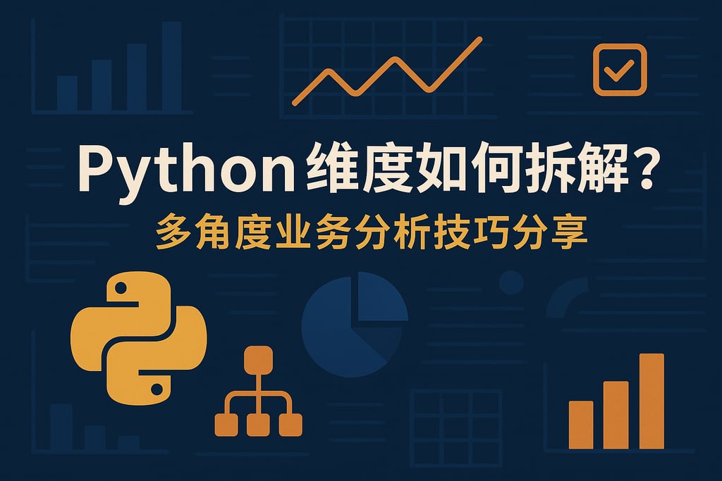 Python维度如何拆解？多角度业务分析技巧分享