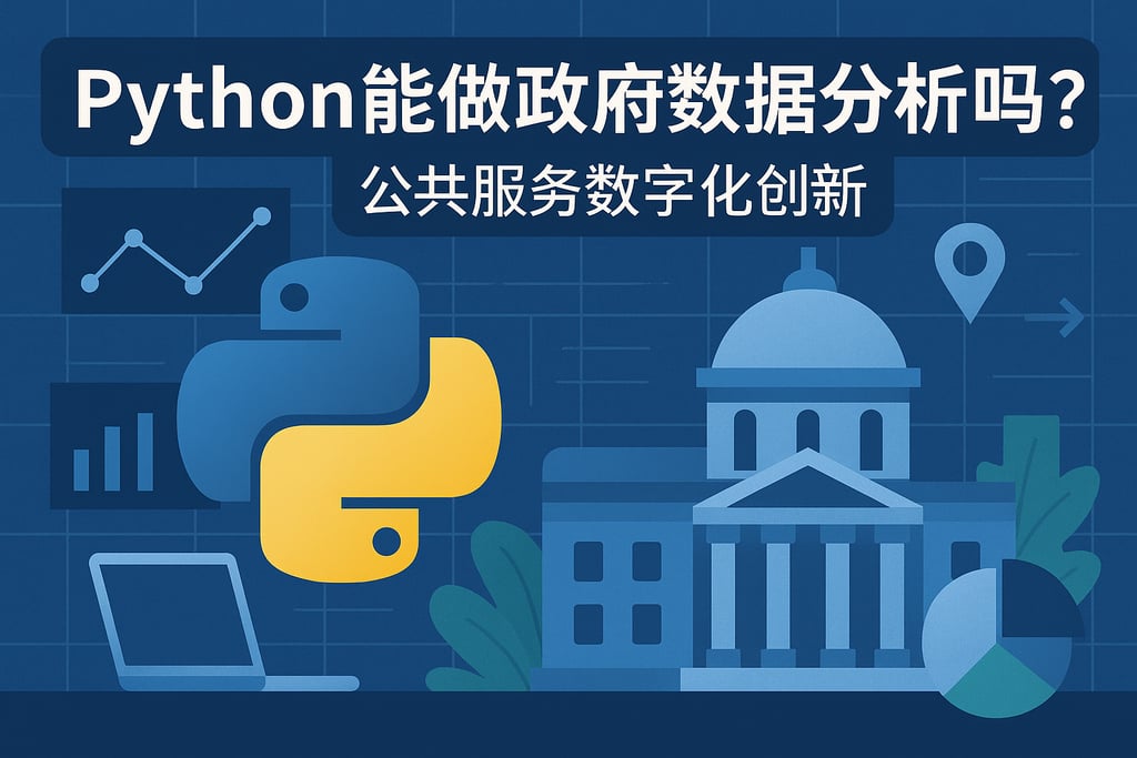 Python能做政府数据分析吗？公共服务数字化创新