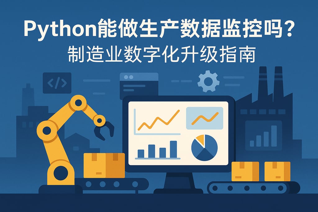 Python能做生产数据监控吗？制造业数字化升级指南