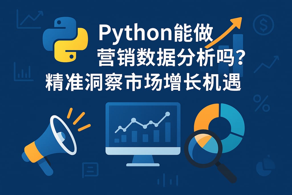 Python能做营销数据分析吗？精准洞察市场增长机遇