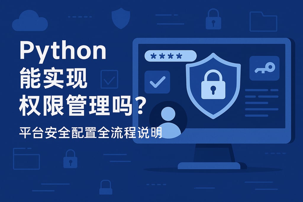 Python能实现权限管理吗？平台安全配置全流程说明