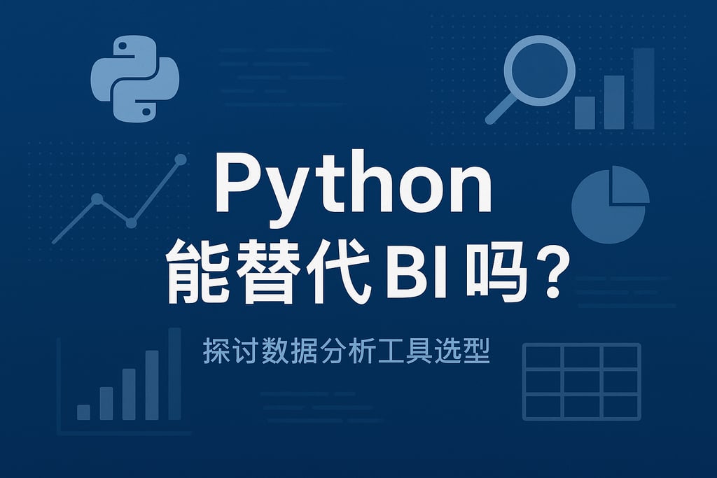 Python能替代BI吗？探讨数据分析工具选型