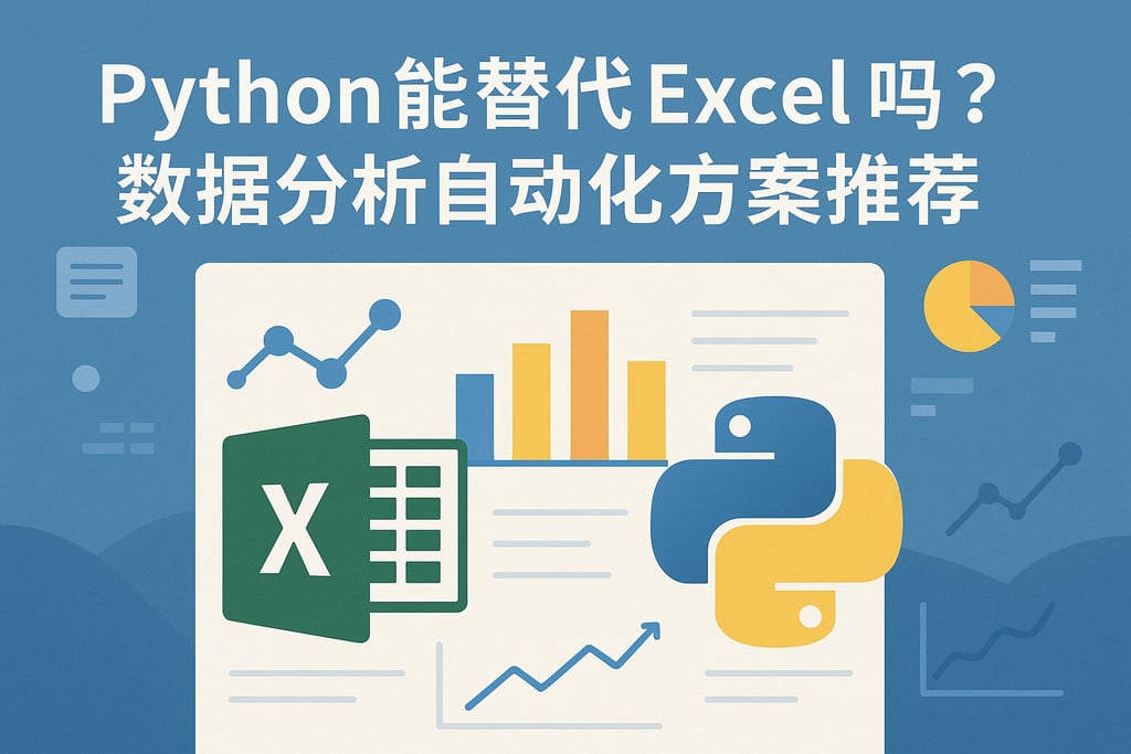 Python能替代Excel吗？数据分析自动化方案推荐