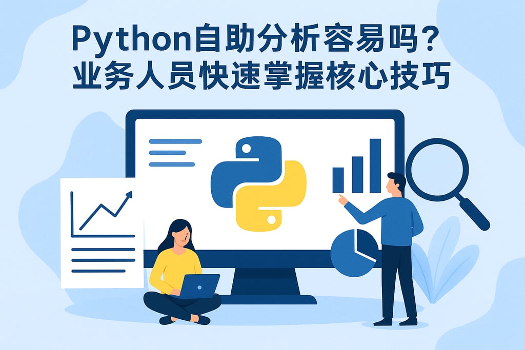 Python自助分析容易吗？业务人员快速掌握核心技巧