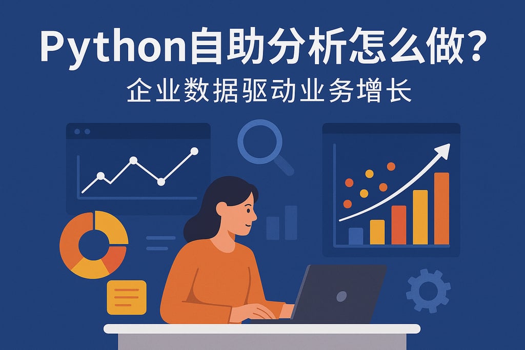 Python自助分析怎么做？企业数据驱动业务增长