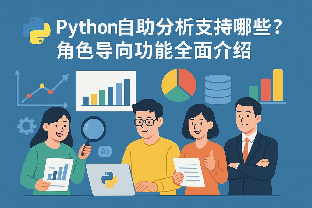 Python自助分析支持哪些岗位？角色导向功能全面介绍