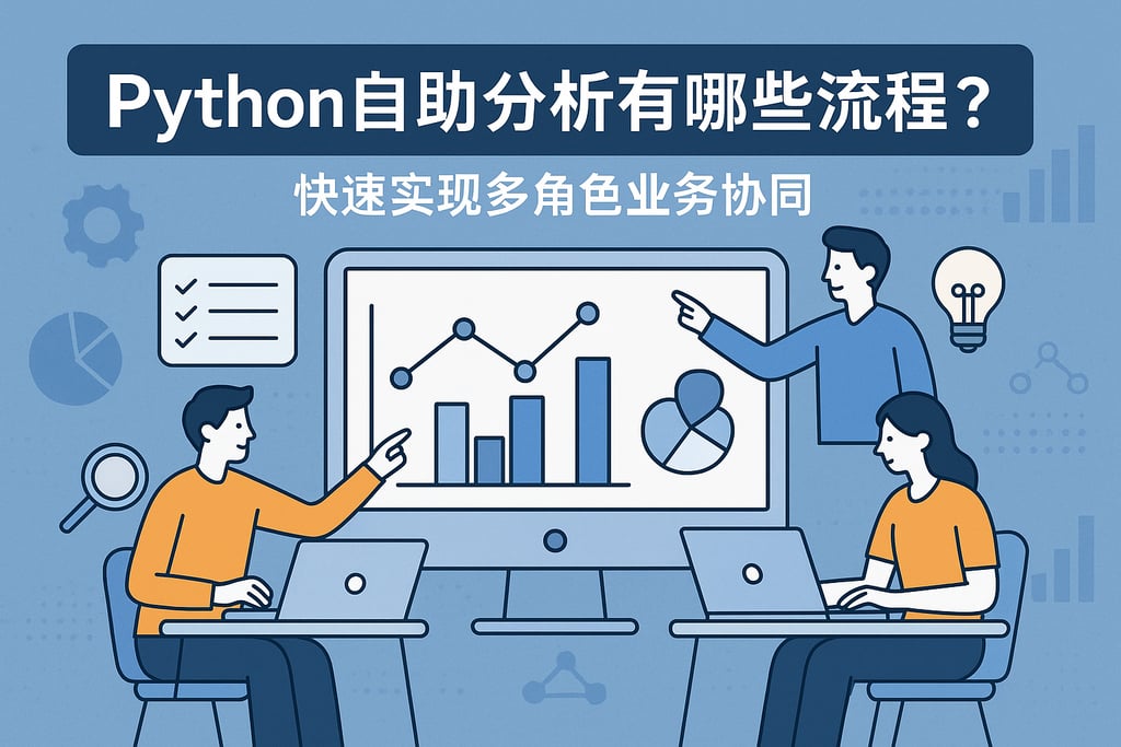 Python自助分析有哪些流程？快速实现多角色业务协同