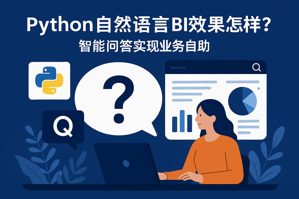 Python自然语言BI效果怎样？智能问答实现业务自助