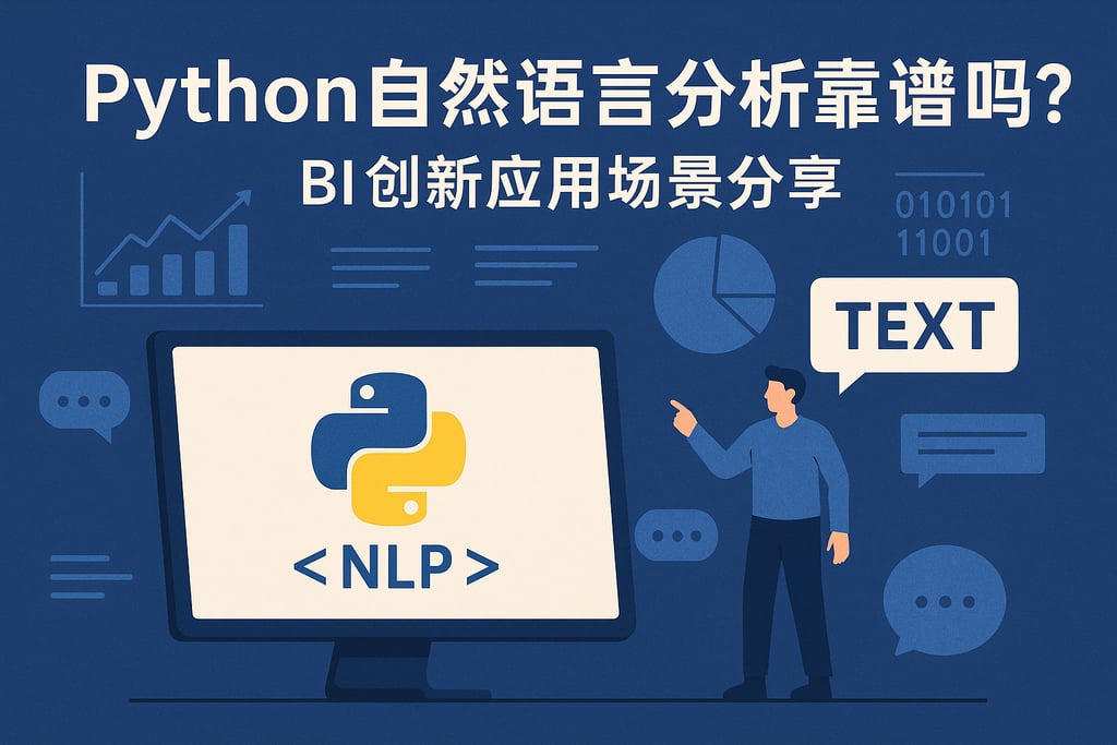 Python自然语言分析靠谱吗？BI创新应用场景分享