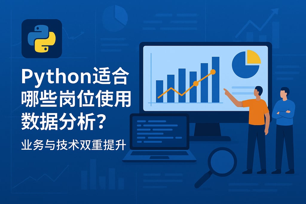 Python适合哪些岗位使用数据分析？业务与技术双重提升