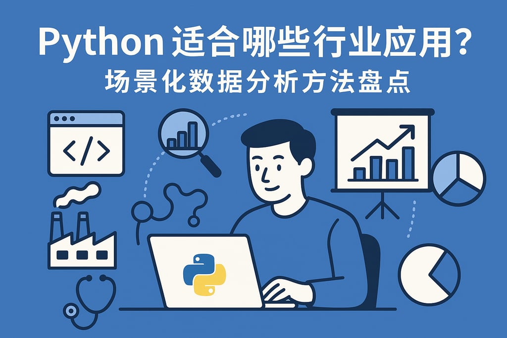 Python适合哪些行业应用？场景化数据分析方法盘点