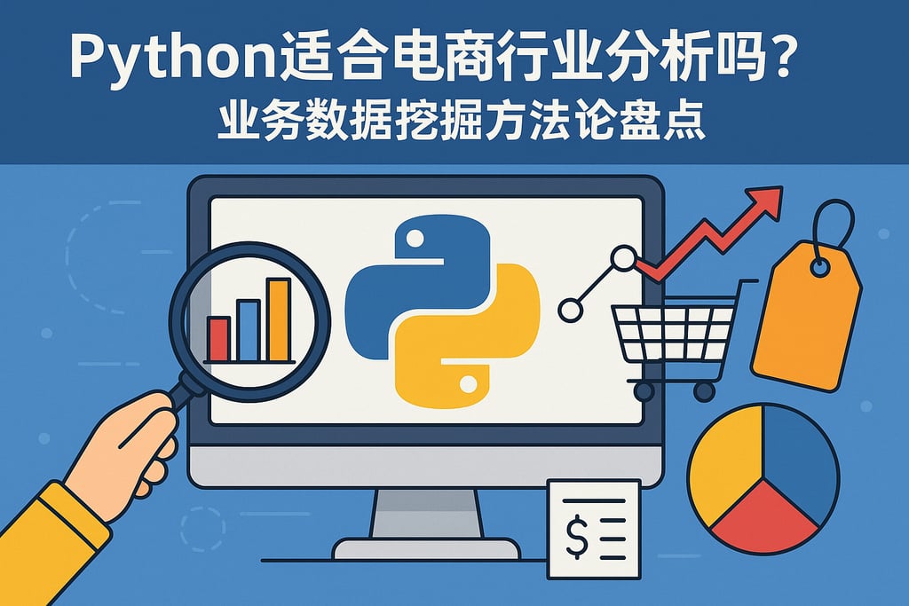 Python适合电商行业分析吗？业务数据挖掘方法论盘点