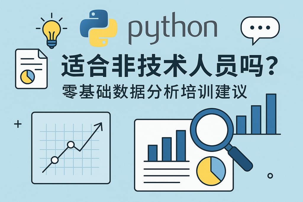 Python适合非技术人员吗？零基础数据分析培训建议