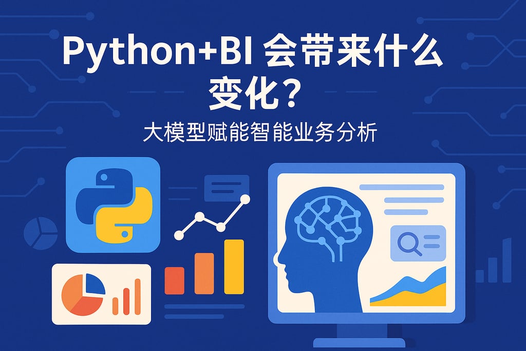 python+BI会带来什么变化？大模型赋能智能业务分析