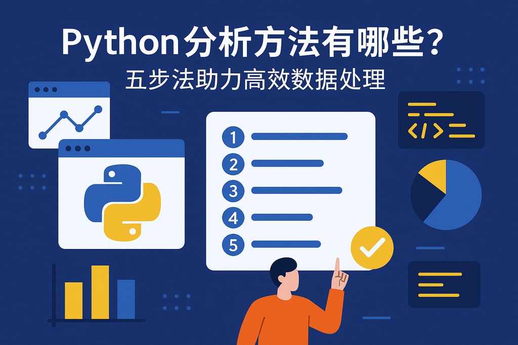 python分析方法有哪些？五步法助力高效数据处理