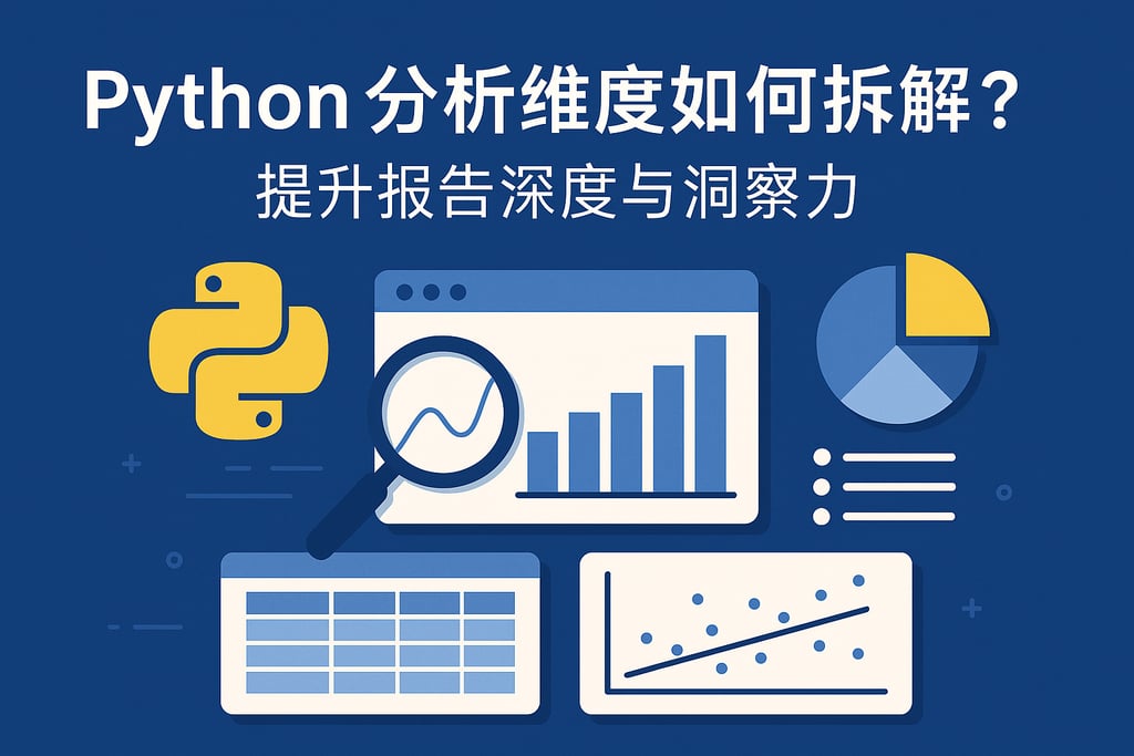 python分析维度如何拆解？提升报告深度与洞察力