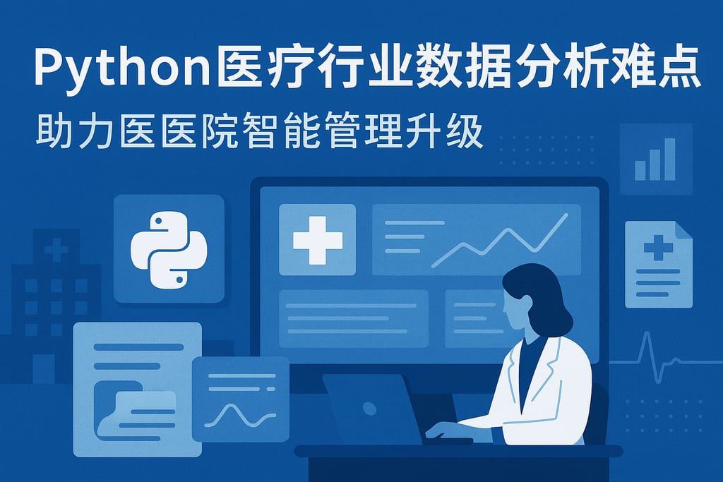 python医疗行业数据分析难点？助力医院智能管理升级