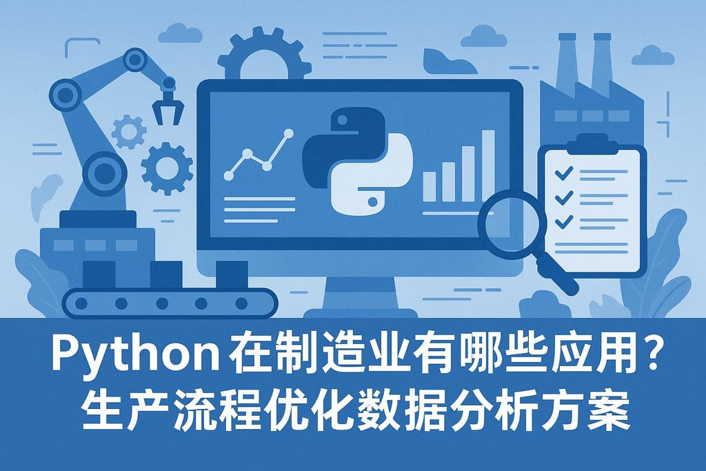 python在制造业有哪些应用？生产流程优化数据分析方案
