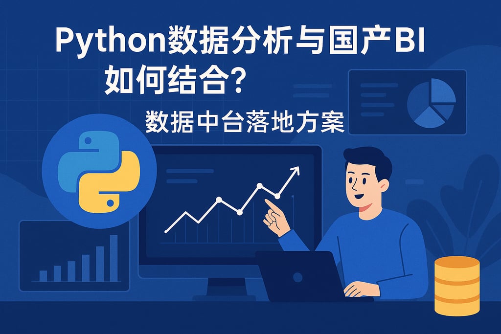 python数据分析与国产BI如何结合？数据中台落地方案