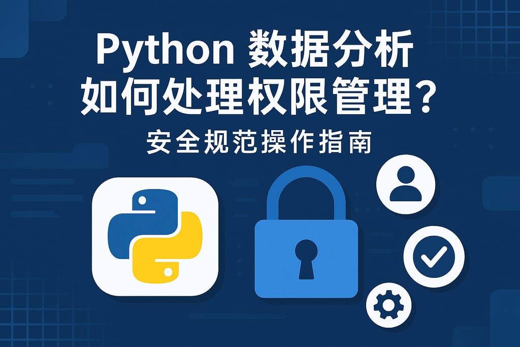 python数据分析如何处理权限管理？安全规范操作指南