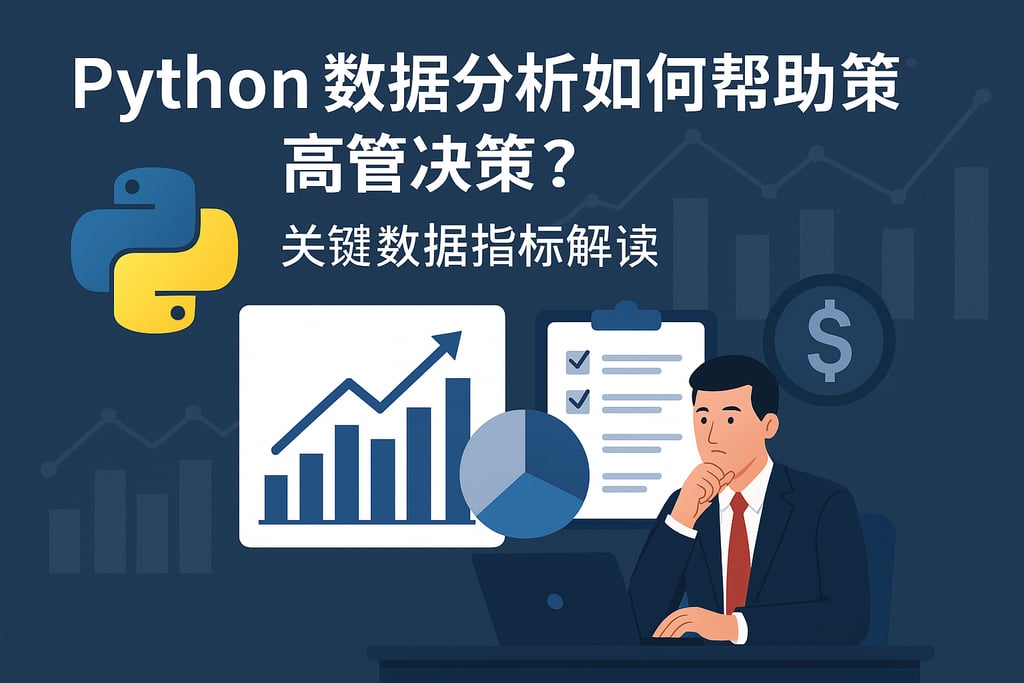 python数据分析如何帮助高管决策？关键数据指标解读