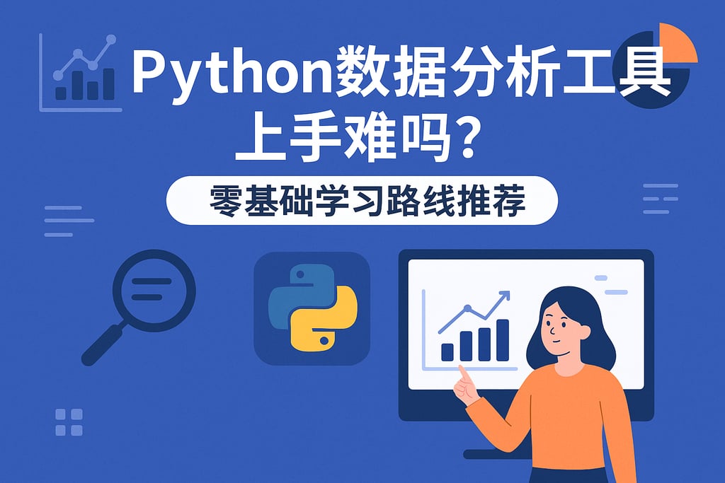 python数据分析工具上手难吗？零基础学习路线推荐