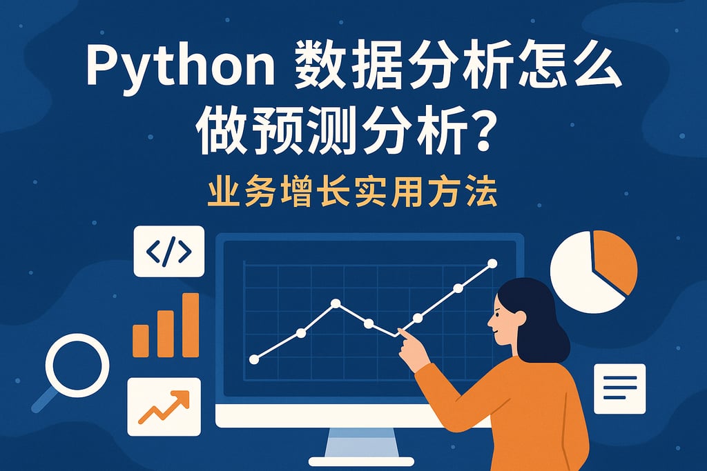 python数据分析怎么做预测分析？业务增长实用方法