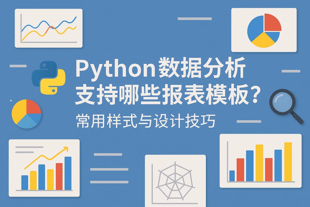 python数据分析支持哪些报表模板？常用样式与设计技巧