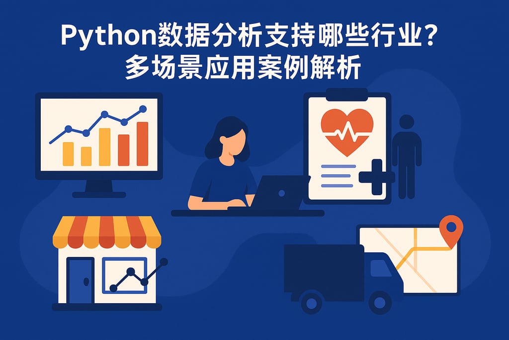 python数据分析支持哪些行业？多场景应用案例解析