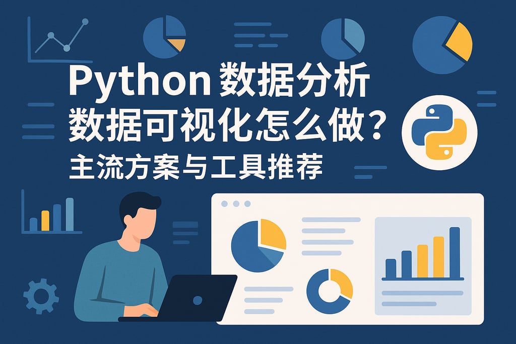 python数据分析数据可视化怎么做？主流方案与工具推荐