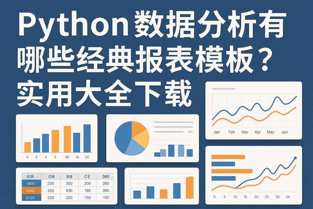 python数据分析有哪些经典报表模板？实用大全下载
