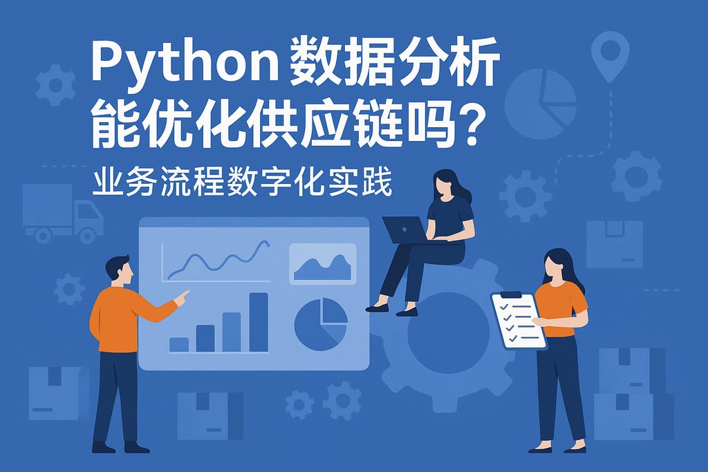 python数据分析能优化供应链吗？业务流程数字化实践
