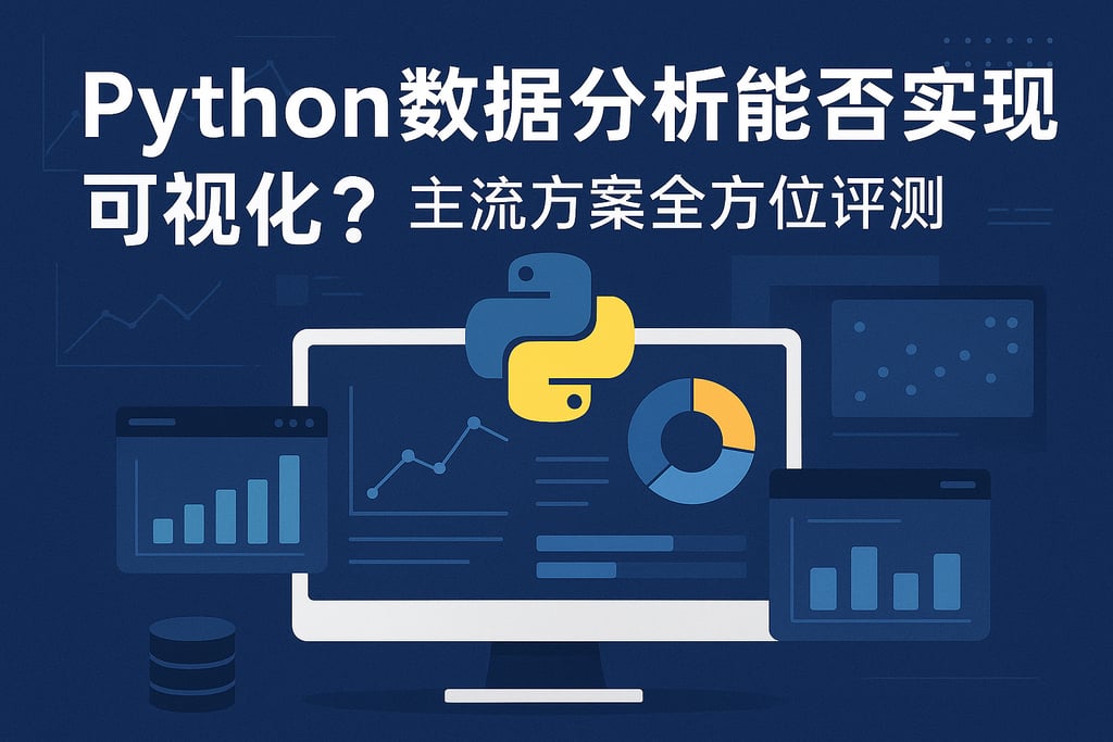 python数据分析能否实现可视化？主流方案全方位评测