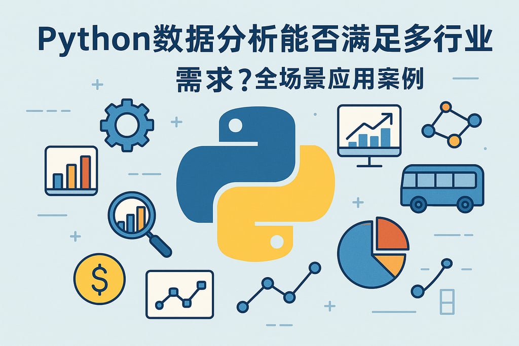 python数据分析能否满足多行业需求？全场景应用案例