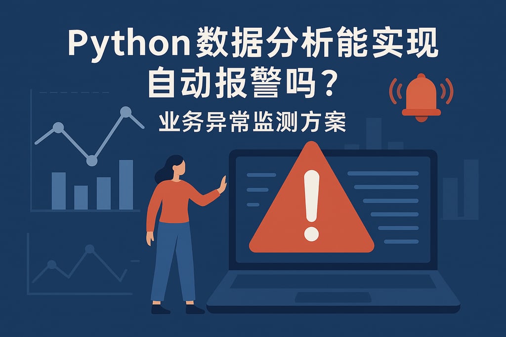 python数据分析能实现自动报警吗？业务异常监测方案